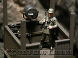 "BRAND NEW" Custom Built & Hand Painted 1:35 WWII Deluxe German Infantry "Watch Tower" Soldier Set (4 Figure Set)