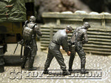 "BRAND NEW" Custom Built - Hand Painted & Weathered 1:35 WWII German "Luftwaffe Pilots" Soldier Set (3 Figure Set)