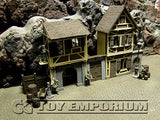 "BRAND NEW" Custom Built & Painted 1:35 Deluxe Old German City Diorama 2 Building Set