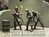 "BRAND NEW" Custom Built - Hand Painted & Weathered 1:35 WWII German "Luftwaffe Pilots" Soldier Set (3 Figure Set)