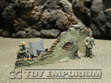 "RETIRED & BRAND NEW" Build-a-Rama 1:32 WWII Deluxe "Gate Wall Ruin" Set (2 Piece Set)