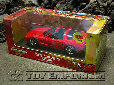 "RETIRED" 1:18 ERTL American Muscle 50th Anniversary Corvette Museum LE 2003 Corvette MIB