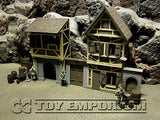 "BRAND NEW" Custom Built & Painted 1:35 Deluxe Old German City Diorama 2 Building Set