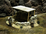 "RETIRED & BRAND NEW" Build-a-Rama 1:32 Hand Painted WWII Command Post Ruin