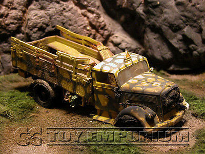 "VERY RARE"  Forces Of Valor 1:32 Scale Custom "Battle Damaged" WWII German 3 Ton Truck