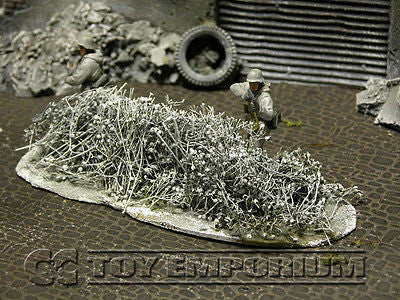 "RETIRED & BRAND NEW" Build-a-Rama 1:32 Hand Painted WWII "Winter" Wild Shrub Terrain