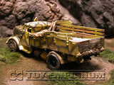 "VERY RARE"  Forces Of Valor 1:32 Scale Custom "Battle Damaged" WWII German 3 Ton Truck