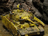 "BRAND NEW" Custom Built - Hand Painted & Weathered 1:35 WWII German "SS Panzer Crew " Set (5 Figure Set)