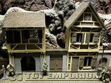 "BRAND NEW" Custom Built & Painted 1:35 Deluxe Old German City Diorama 2 Building Set