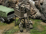 "BRAND NEW" Custom Built & Hand Painted 1:35 WWII Deluxe German Infantry "Watch Tower" Soldier Set (4 Figure Set)