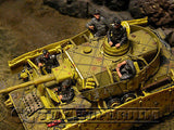 "BRAND NEW" Custom Built - Hand Painted & Weathered 1:35 WWII German "SS Panzer Crew " Set (5 Figure Set)