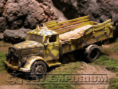 "VERY RARE"  Forces Of Valor 1:32 Scale Custom "Battle Damaged" WWII German 3 Ton Truck