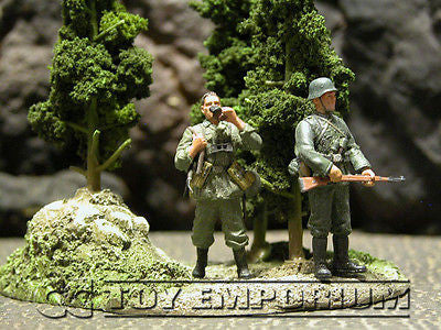 "RETIRED & BRAND NEW" Build-a-Rama 1:32 Hand Painted WWII "Green" Tree Group