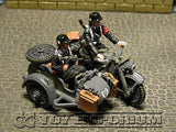 "RETIRED" King & Country 1:30 Scale "Berlin 38' Series" Deluxe SS Motor Cycle Set