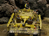 "BRAND NEW" Custom Built - Hand Painted & Weathered 1:35 WWII German "SS Panzer Crew " Set (5 Figure Set)