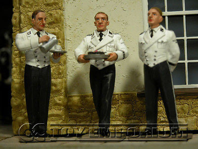 "RETIRED" King & Country 1:30 "Berghof Collection" Deluxe Berghof Waiter Set (3 Figure Set)