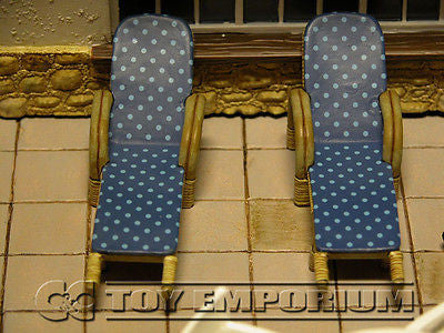 RETIRED King & Country 1:30 "Berghof Collection" Deluxe  Sun Lounge Set (2)