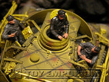 "BRAND NEW" Custom Built - Hand Painted & Weathered 1:35 WWII German "SS Panzer Crew " Set (5 Figure Set)