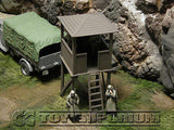 "BRAND NEW" Custom Built & Hand Painted 1:35 WWII Deluxe German Infantry "Watch Tower" Soldier Set (4 Figure Set)