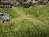 "BRAND NEW" Build-a-Rama 1:32 Deluxe WWII "Trail Head" Battlefield Table Mat  (24"x12")