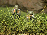 "RETIRED & BRAND NEW" Build-a-Rama 1:32 Hand Painted WWII Wild Shrub Terrain