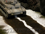"BRAND NEW" Build-a-Rama 1:32 WWII Deluxe "Winter" Medium Snow/Low Grass & Dirt Road Mat  (24"x12)"