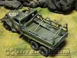 "VERY RARE"  Forces Of Valor 1:32 Scale Custom "Battle Damaged" WWII US 2.5 Ton Cargo Truck