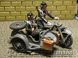 "RETIRED" King & Country 1:30 Scale "Berlin 38' Series" Deluxe SS Motor Cycle Set