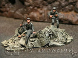 "RETIRED & BRAND NEW" Build-a-Rama 1:32 Hand Painted WWII Rubble Pile #1 Set
