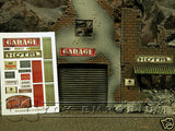 "BRAND NEW" Build-a-Rama 1:32 Authentic WWII Street Front Sign Set
