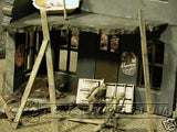 "RETIRED" Hand Painted & Weathered "COMPLETELY ASSEMBLED" 1:35 WWII Custom 3 Story Home Ruin