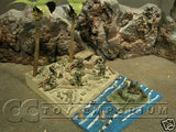 "RETIRED" Pro Built - Hand Painted & Weathered Verlinden 1:35 Custom Built Deluxe WWII Tarawa Diorama