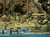 "RETIRED" Pro Built - Hand Painted & Weathered Verlinden 1:35 Custom Built Deluxe WWII Tarawa Diorama