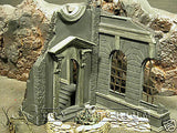 "RETIRED" Pro Built - Hand Painted & Weathered 1:35 WWII Deluxe 2 Story Kharkov City Ruin