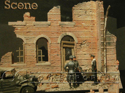 "BRAND NEW" Dioramas Plus 1:35 Deluxe Italian Street Scene Ruin Kit