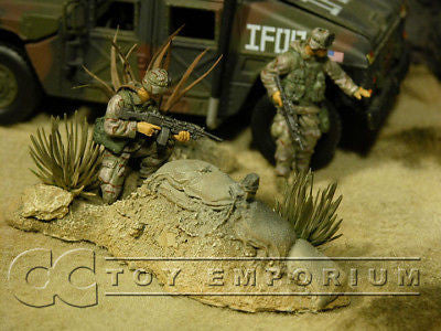 "RETIRED & BRAND NEW" Build-a-Rama 1:32 Hand Painted WWII Desert Ambush Terrain