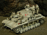 "BRAND NEW" Custom Built - Hand Painted & Weathered 1:35 WWII German Winter Tank Crew Set (5 Figure Set)
