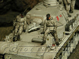 "BRAND NEW" Custom Built - Hand Painted & Weathered 1:35 WWII German Winter Tank Crew Set (5 Figure Set)