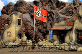 "RETIRED & BRAND NEW" Build-a-Rama 1:32 Scale Hand Painted WWII German Battle Flag Pole Set