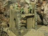 "BRAND NEW" Pro Built - Hand Painted & Weathered 1:35 Custom 1 Story Iraq "Oasis" Diorama Ruin