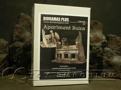 "BRAND NEW" Dioramas Plus 1:35 Deluxe Two Story Apartment Ruin Kit