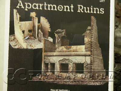 "BRAND NEW" Dioramas Plus 1:35 Deluxe Two Story Apartment Ruin Kit
