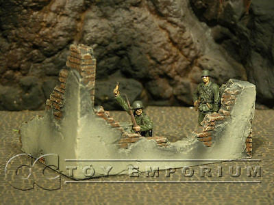 "RETIRED & BRAND NEW" Build-a-Rama 1:32 Hand Painted WWII Destroyed Wall Section
