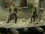 "BRAND NEW" Custom Built - Hand Painted & Weathered 1:35 WWII German "NachtJager, Berlin, 1945" Soldier Set (2 Figure Set)