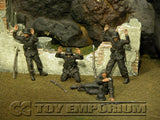 "BRAND NEW" Custom Built - Hand Painted & Weathered 1:35 WWII German SS "Surrender" Soldier Set (4 Figure Set)