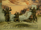 "BRAND NEW" Custom Built - Hand Painted & Weathered 1:35 WWII German DAK "Surrender" Soldier Set (4 Figure Set)