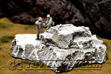 "RETIRED & BRAND NEW" Build-a-Rama Deluxe Custom Built 1:32 WWII Large Resin "Winter" Rock Formation #1