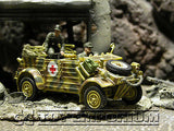 "BRAND NEW" Forces Of Valor 1:32 Scale WWII German Medical Kubelwagen Type 82 - Holland