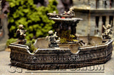 "BRAND NEW" Pro Built 1:32 Deluxe LIGHTED Battle Damaged Fountain!