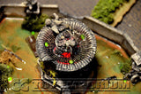 "BRAND NEW" Pro Built 1:32 Deluxe LIGHTED Battle Damaged Fountain!